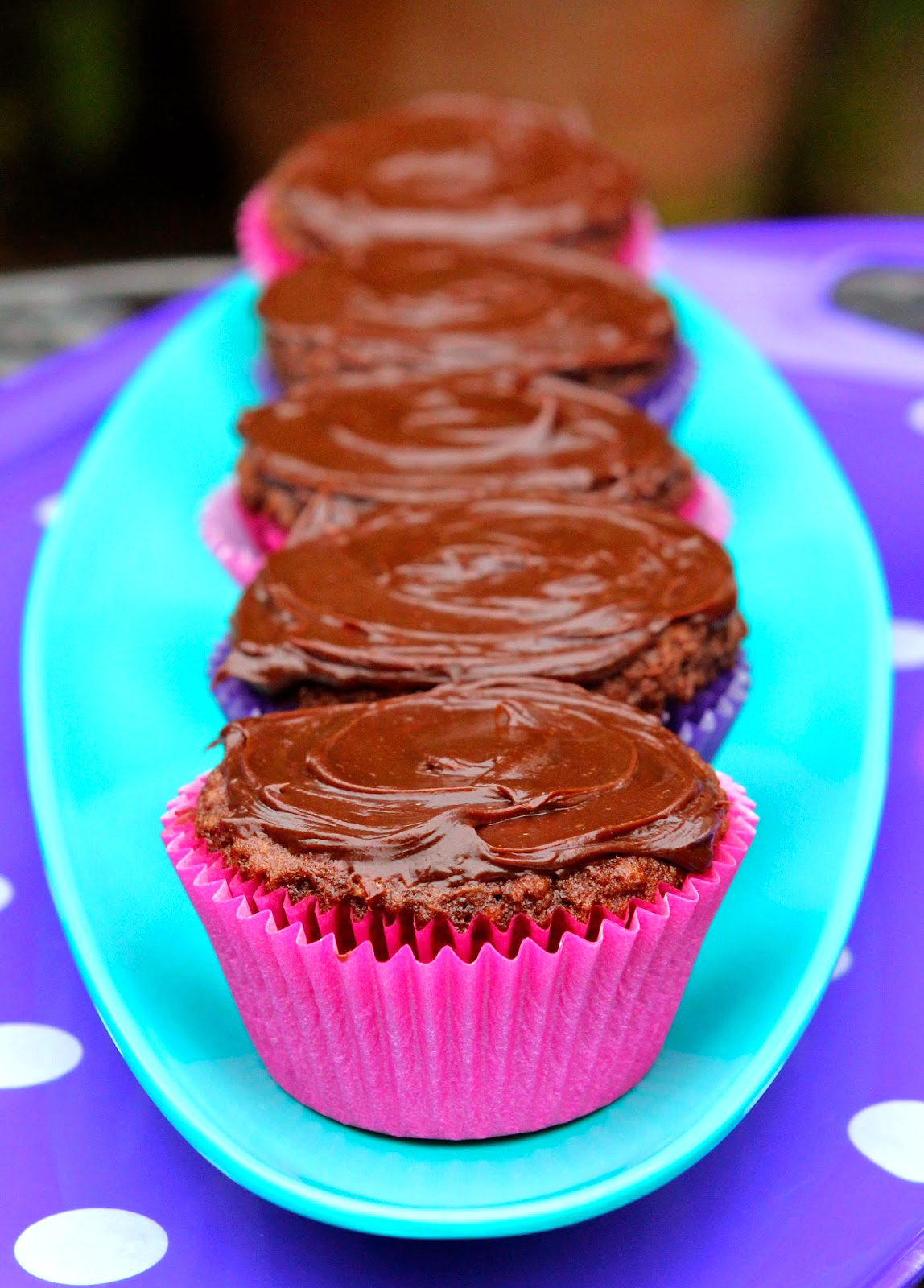 Gluten Free Alchemist Chocolate 'Surprise' Cupcakes with Dark