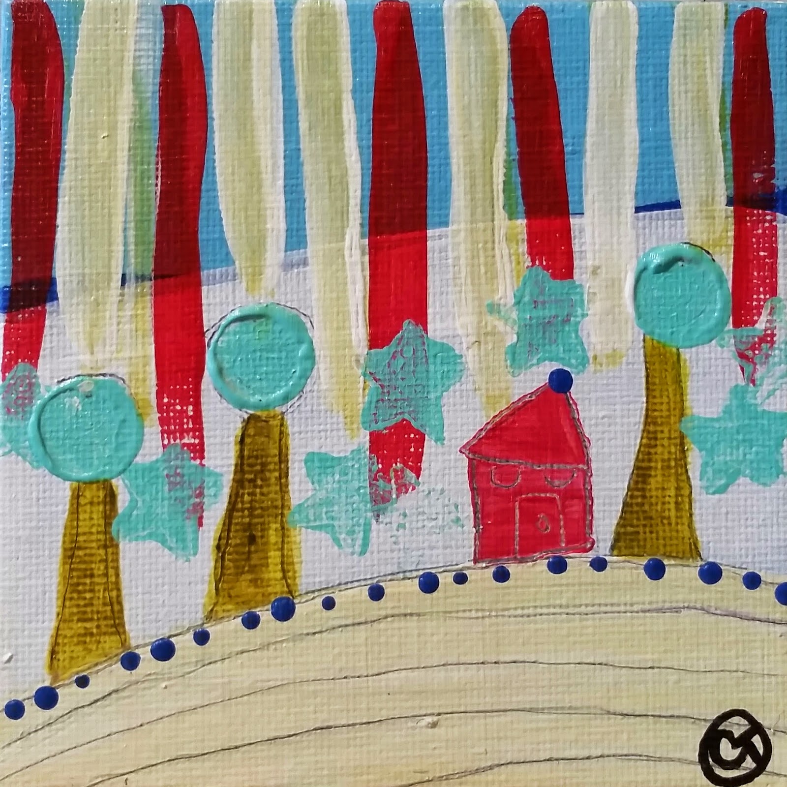 Christy Tremblay Art A Painted House A Day House 162 Stars in