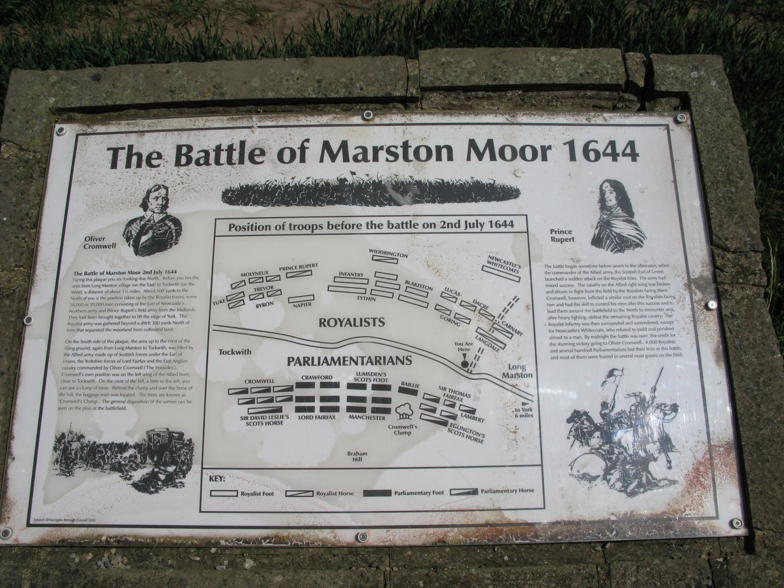 VaubanToMaginot Monument to the Battle of Marston Moor