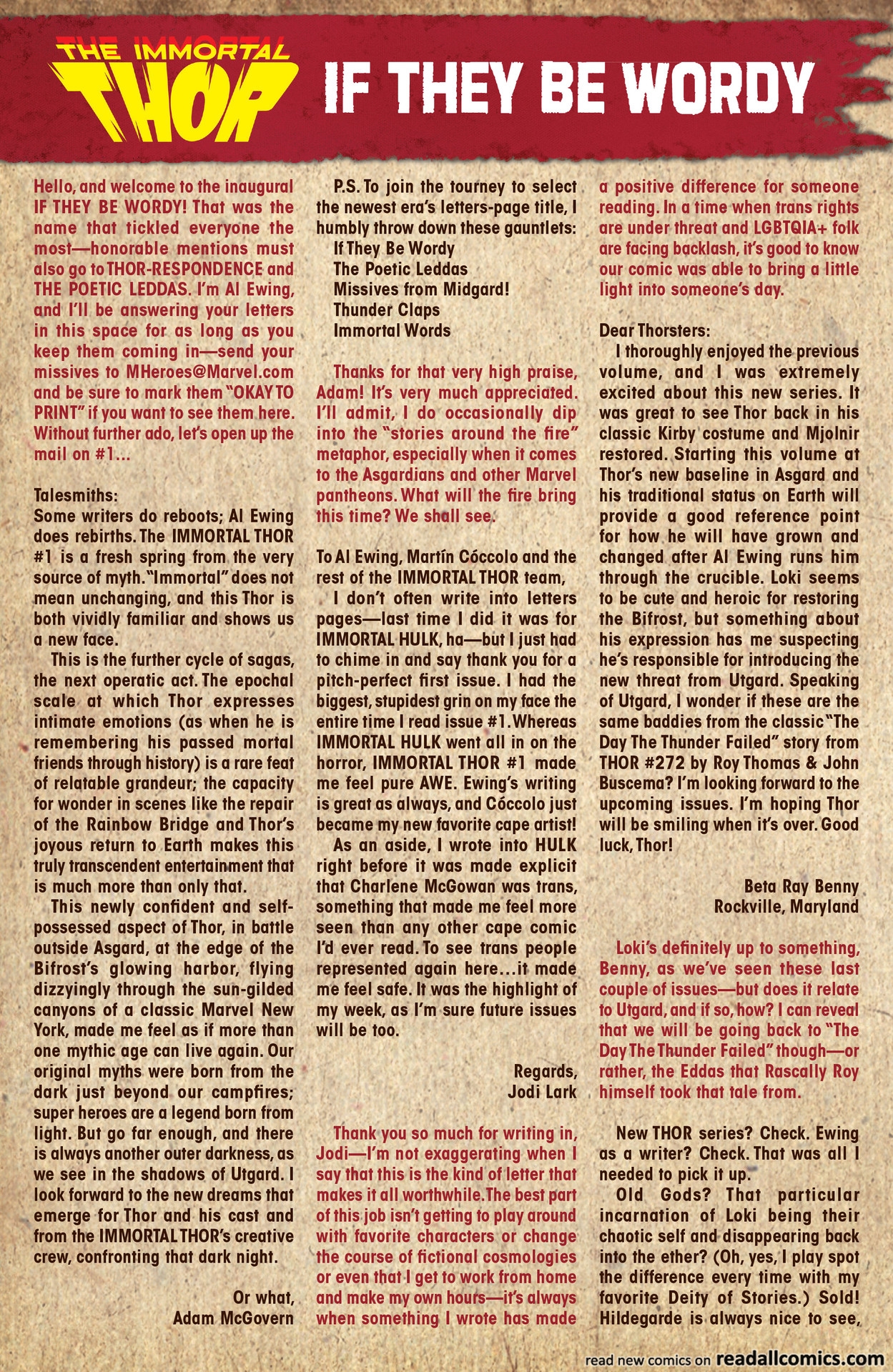 The Immortal Thor chapter 3 page 21