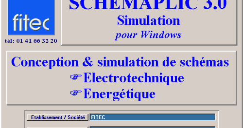 schemaplic 3.0 simulation pour windows