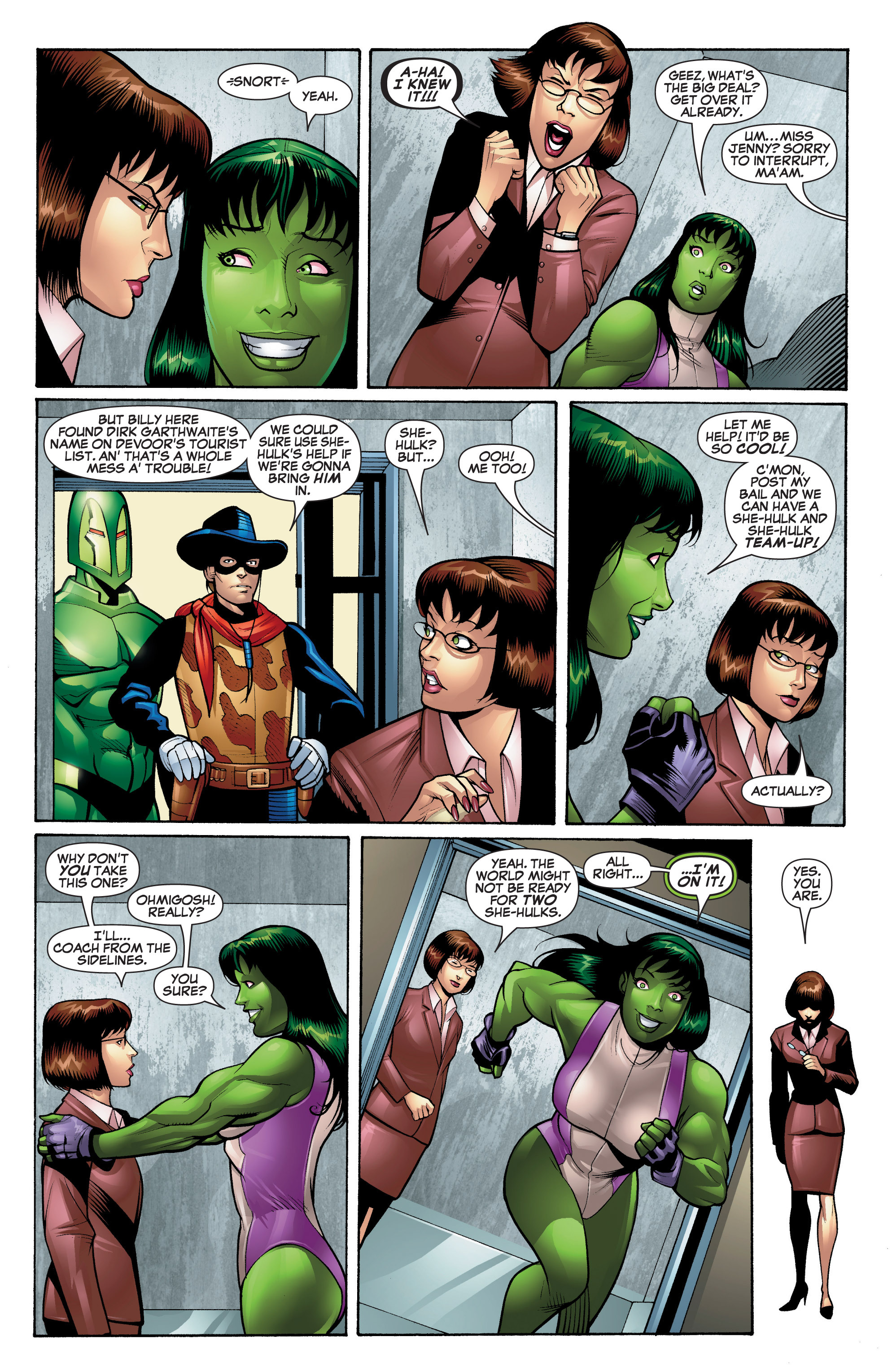 Read online She-Hulk (2005) comic -  Issue #21 - 9