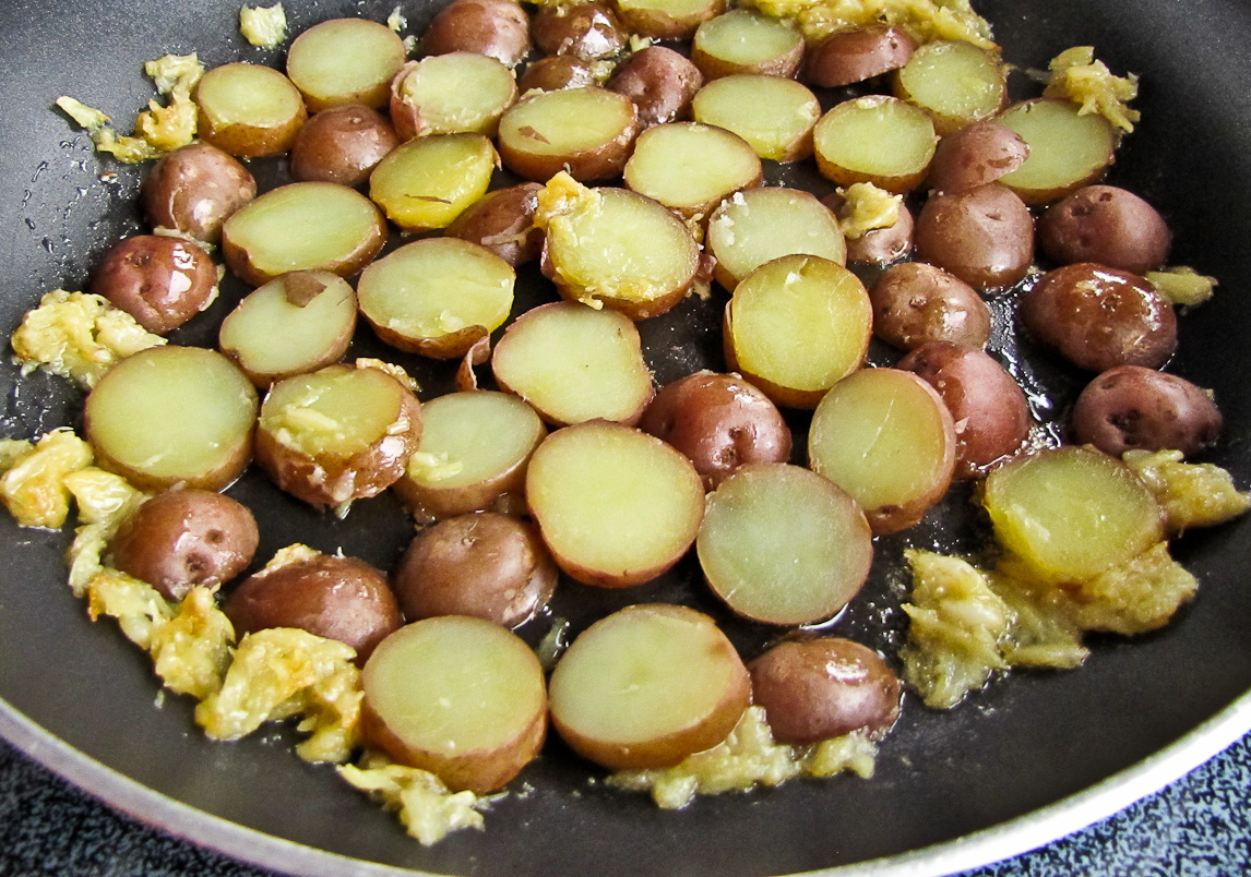OnTheMoveIn the Galley Greens with Potatoes Salad
