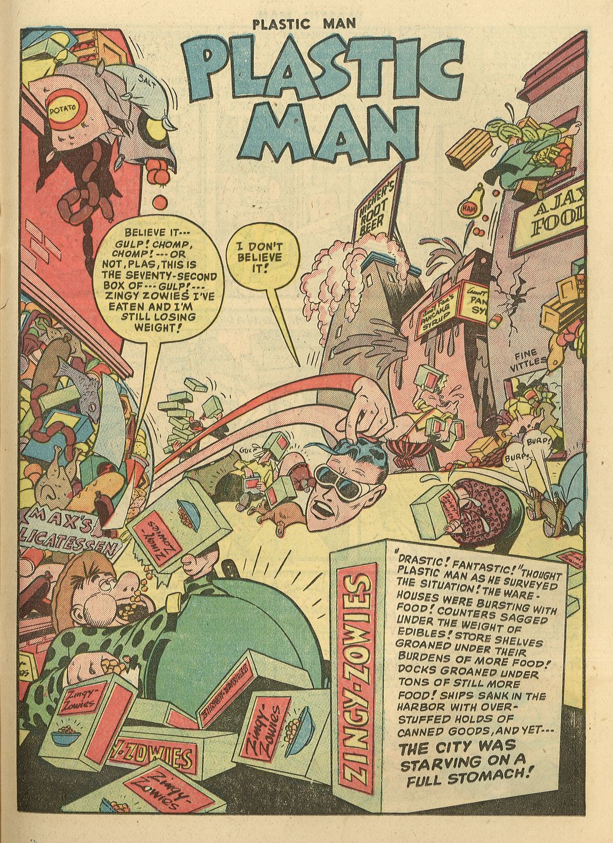 Read online Plastic Man (1943) comic -  Issue #22 - 23