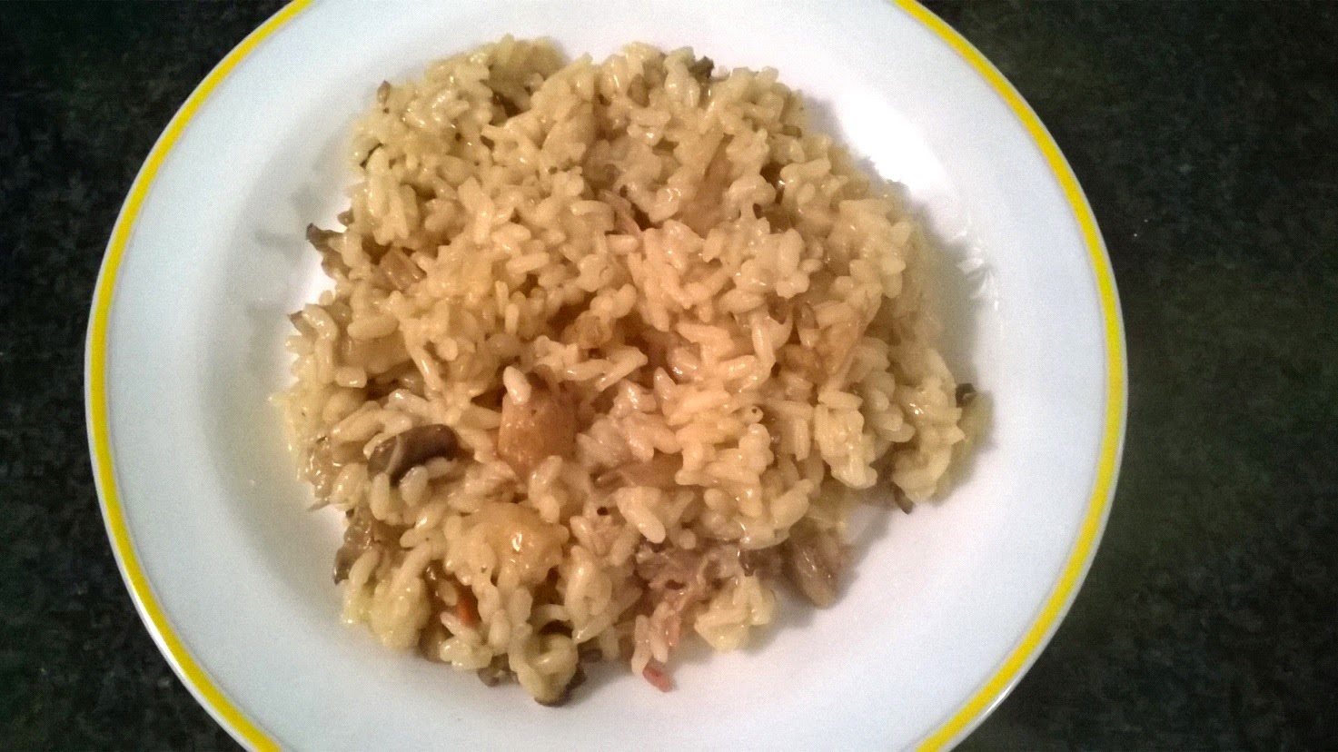 Snig's Kitchen Risotto con Funghi Misti (A guest post by Linda Poulnott)
