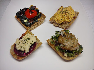 Bruschettas Varias Veganas