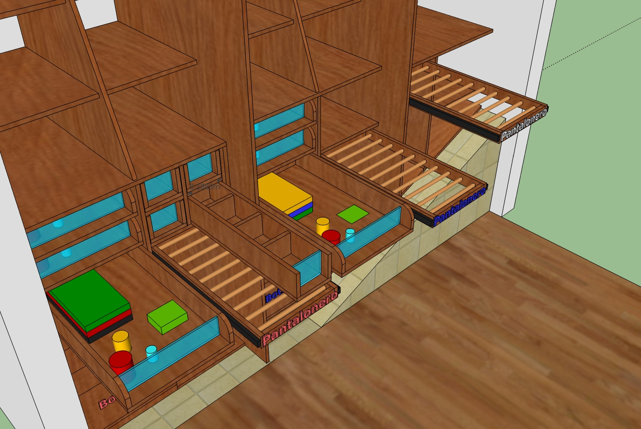 MaderATE/diseño Interior de Placard en cedro (proyecto y