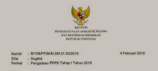  Bagi anda yang sedang mencari info tentang  Jadwal Pengadaan PPPK/P3K Tahap I 2019