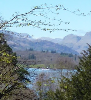 View from the Lake District Visitor Centre in Brockhole on Windermere