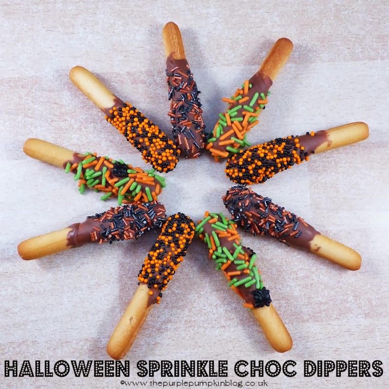 #Halloween Sprinkle Choc Dippers #CraftyOctober