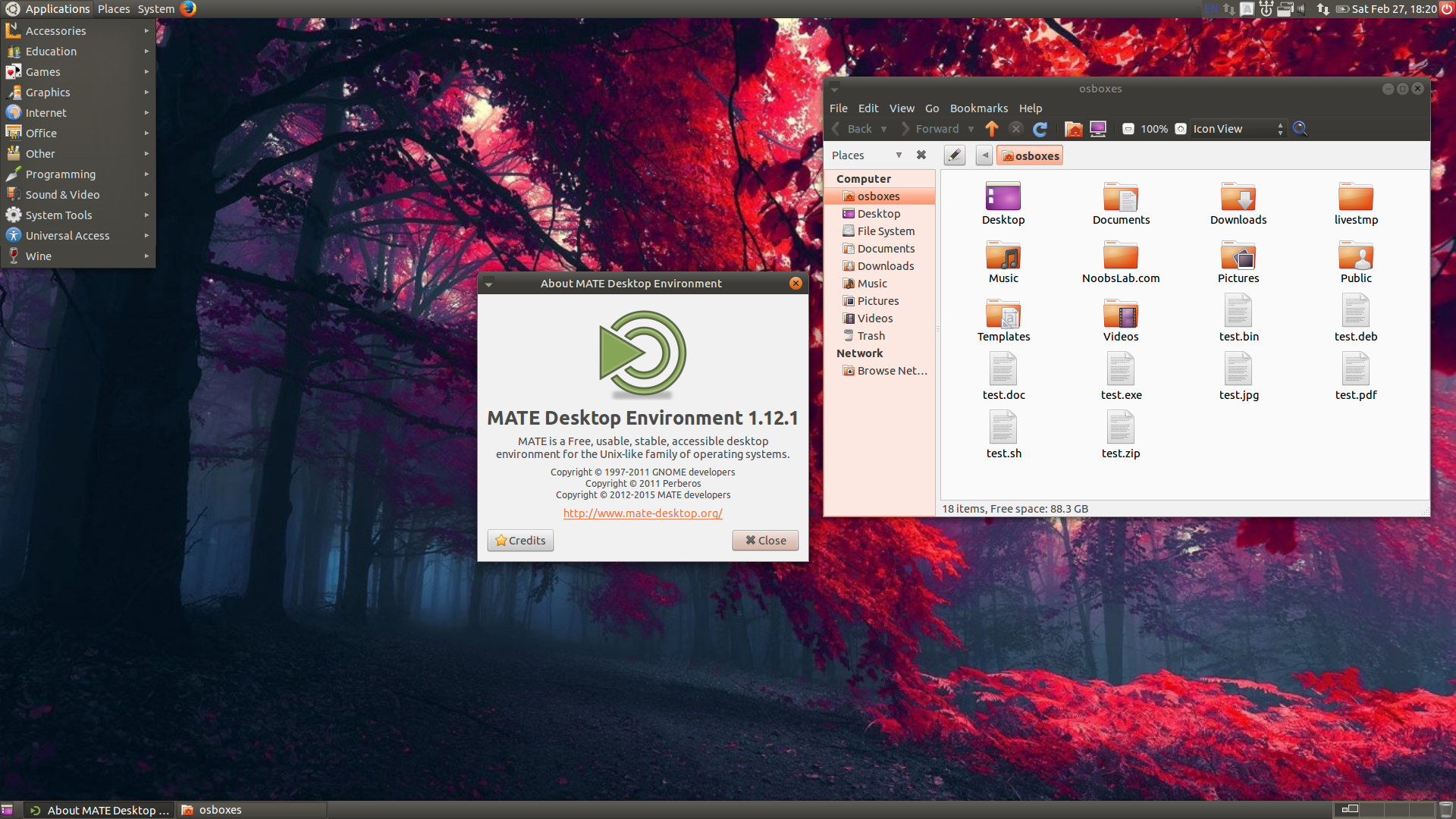 Latest Mate 1.12.1 Desktop Environment Available for Ubuntu 15.10 Wily