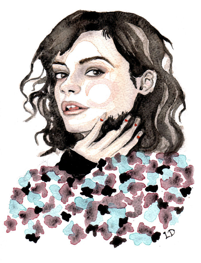 linssessa: portrait Lily Allen Elle cover