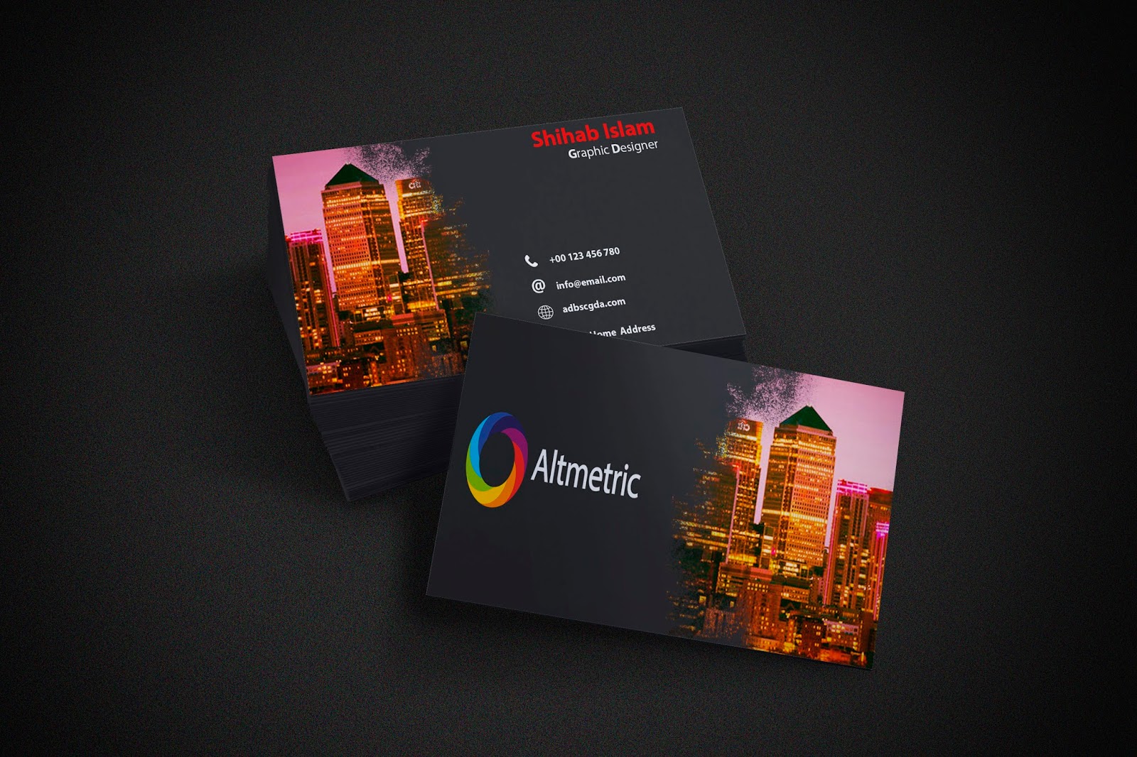 Free Corporate Business Card Download Free Psd Templates Print Ready 3