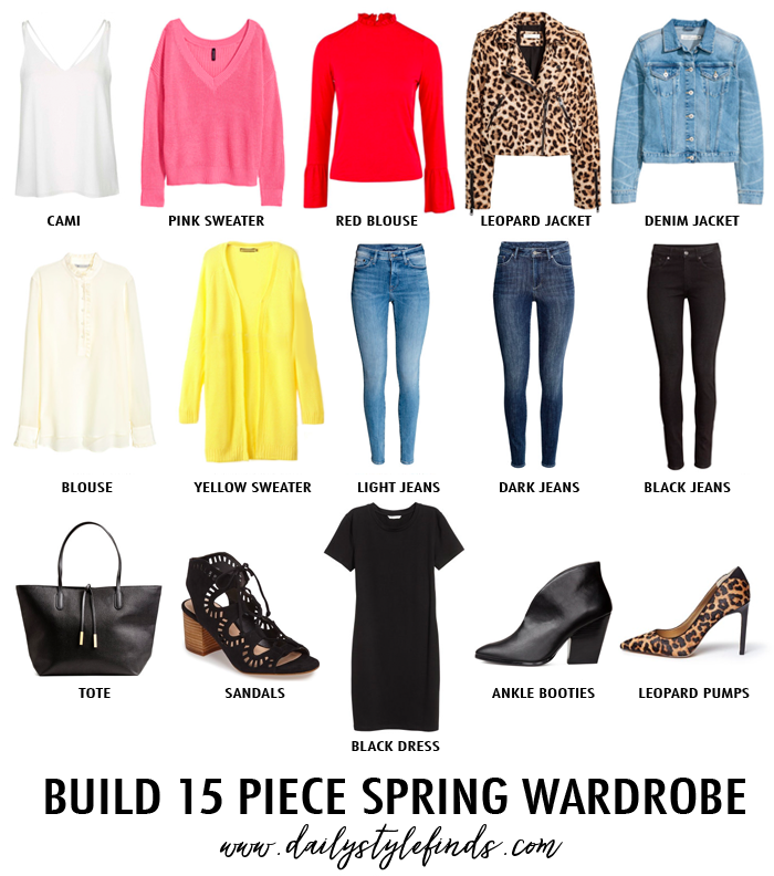 Daily Style Finds Build a Colorful Staple Spring Wardrobe