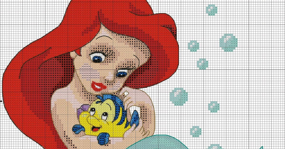 Ariel Cross Stitch Cross Stitch Patterns