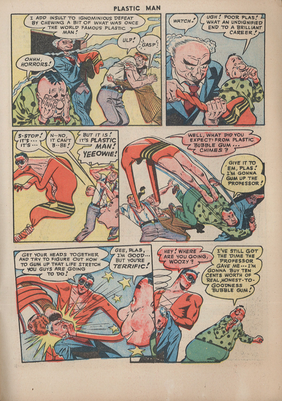 Read online Plastic Man (1943) comic -  Issue #11 - 25