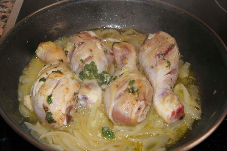 Pollo a la menta paso 7