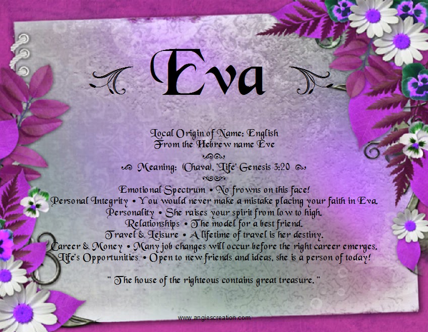 Eva | Unique Names
