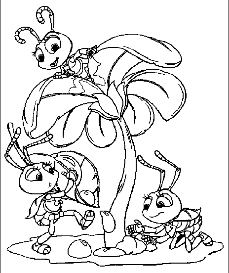 Disney Cartoon Characters Coloring Pages For Kids
