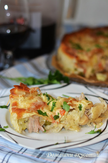 Баница с пилешко