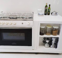 Mueble para cocina hecho con palets de madera reciclados