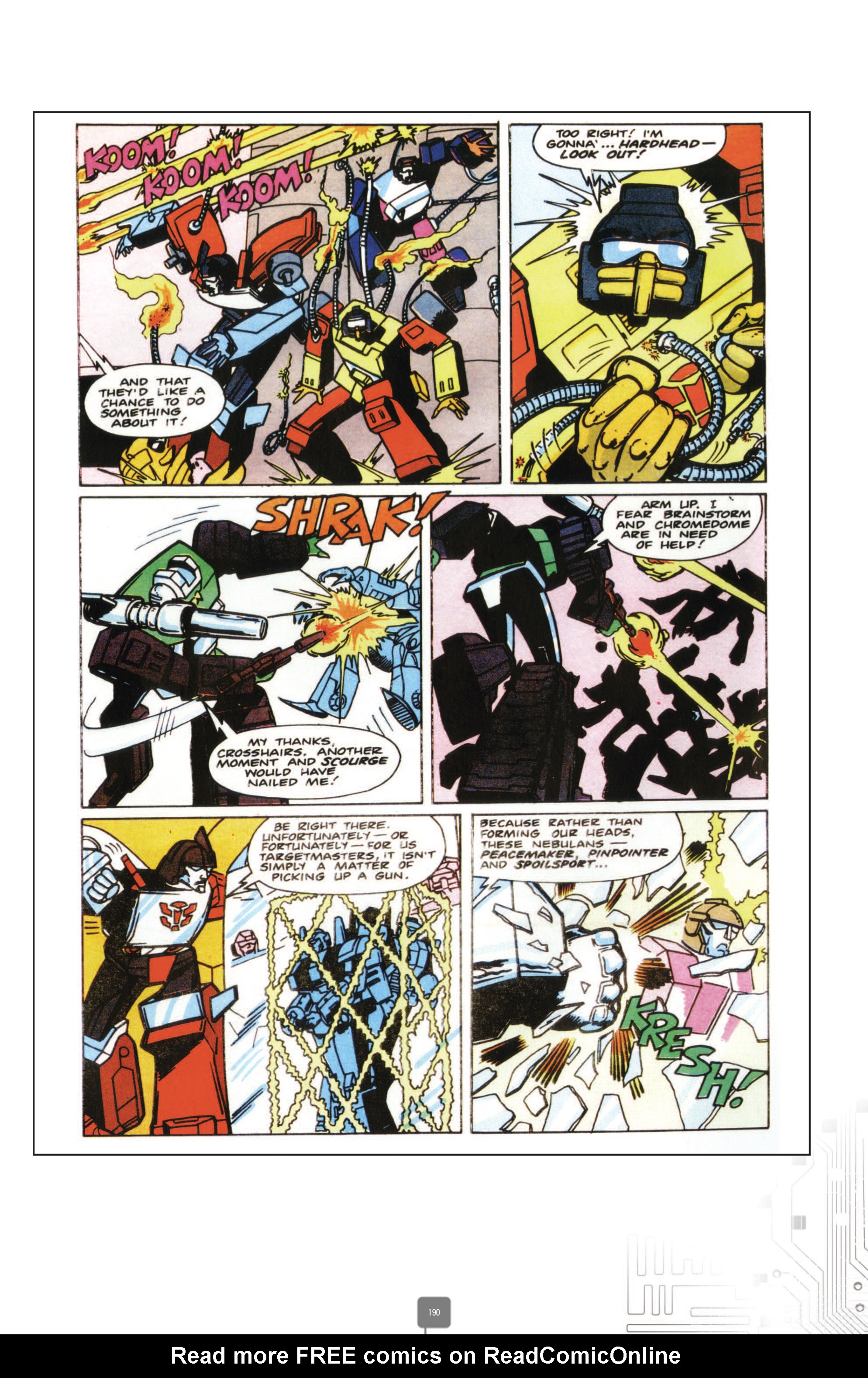 Read online The Transformers Classics UK comic -  Issue # TPB 4 - 190