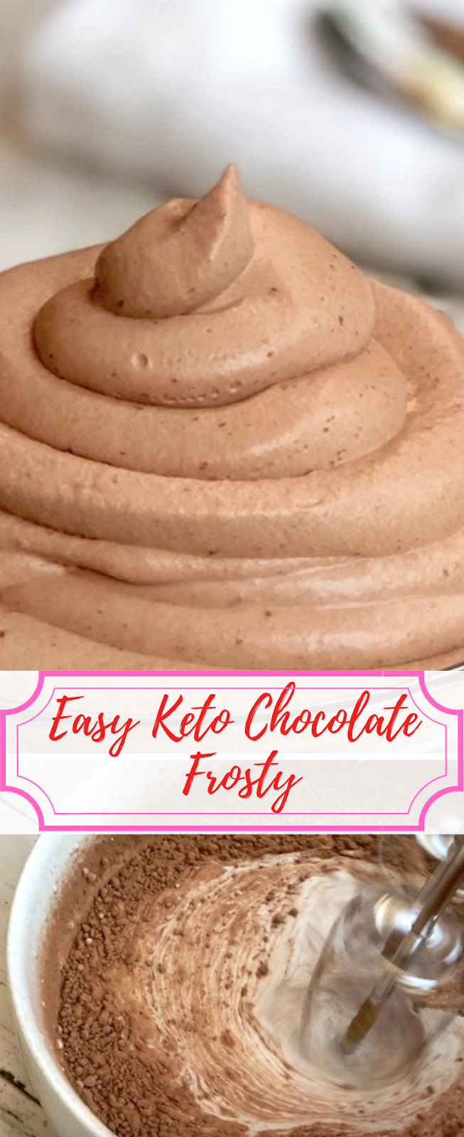 Easy Keto Chocolate Frosty ALL RECIPES