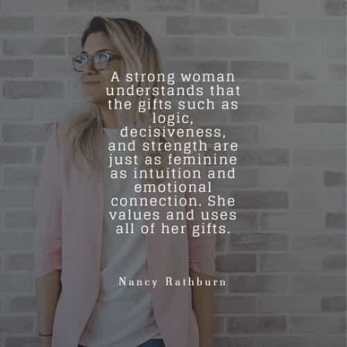 Strong woman quotes and sayings from famous people