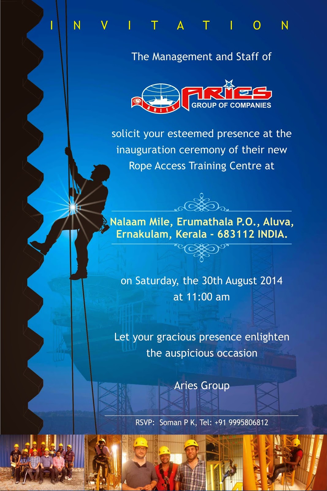 All Lights Film Services : Invitation for Official Inauguration