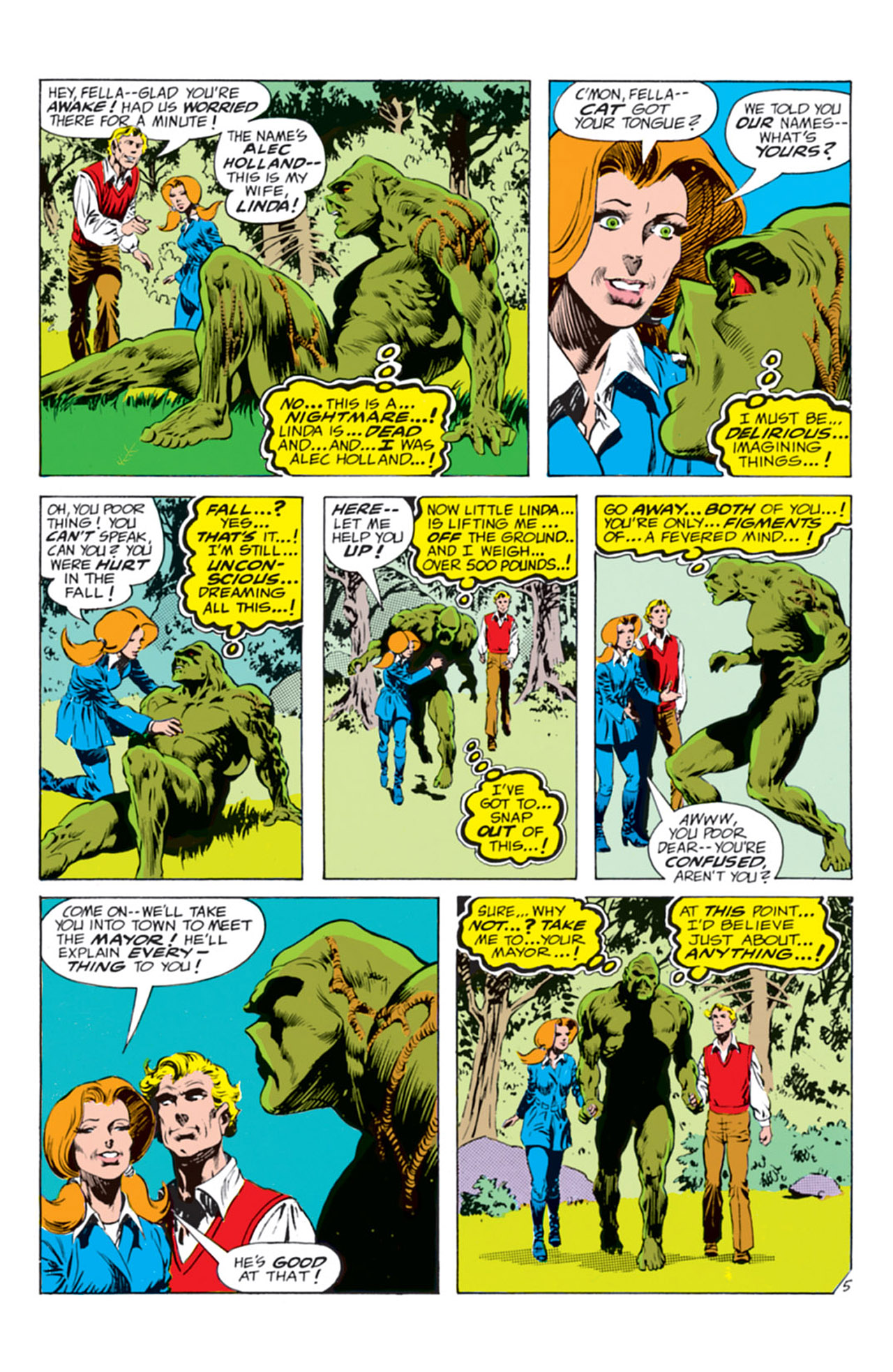 Read online Swamp Thing (1972) comic -  Issue #6 - 6