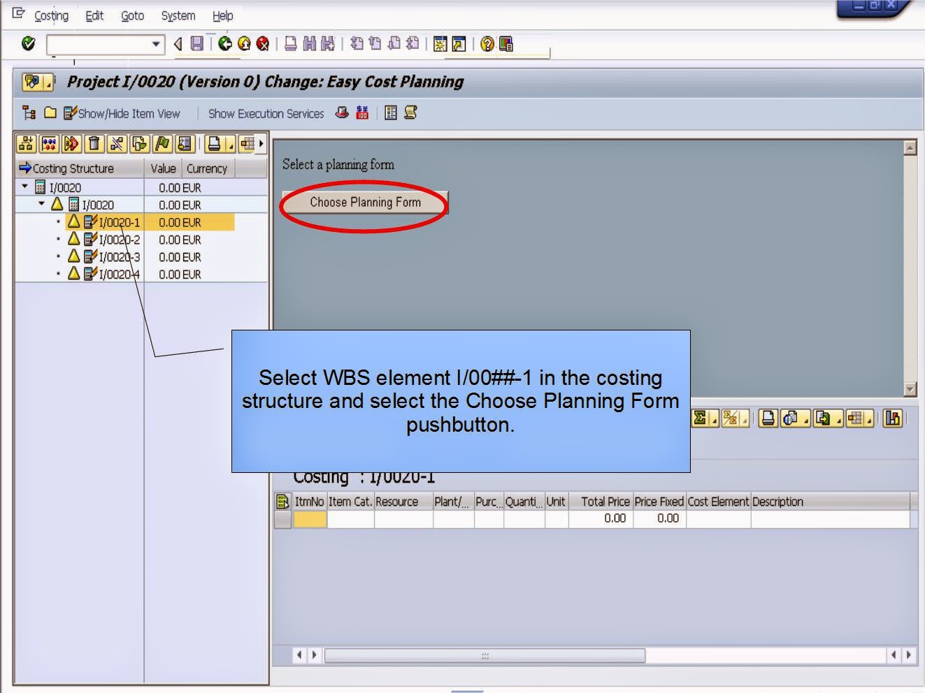 青蛙SAP分享 Learning & Examination Plan Costs with WBS (via Easy Cost