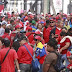 Venezolanos salen a las calles de Caracas en apoyo y oración por Chávez