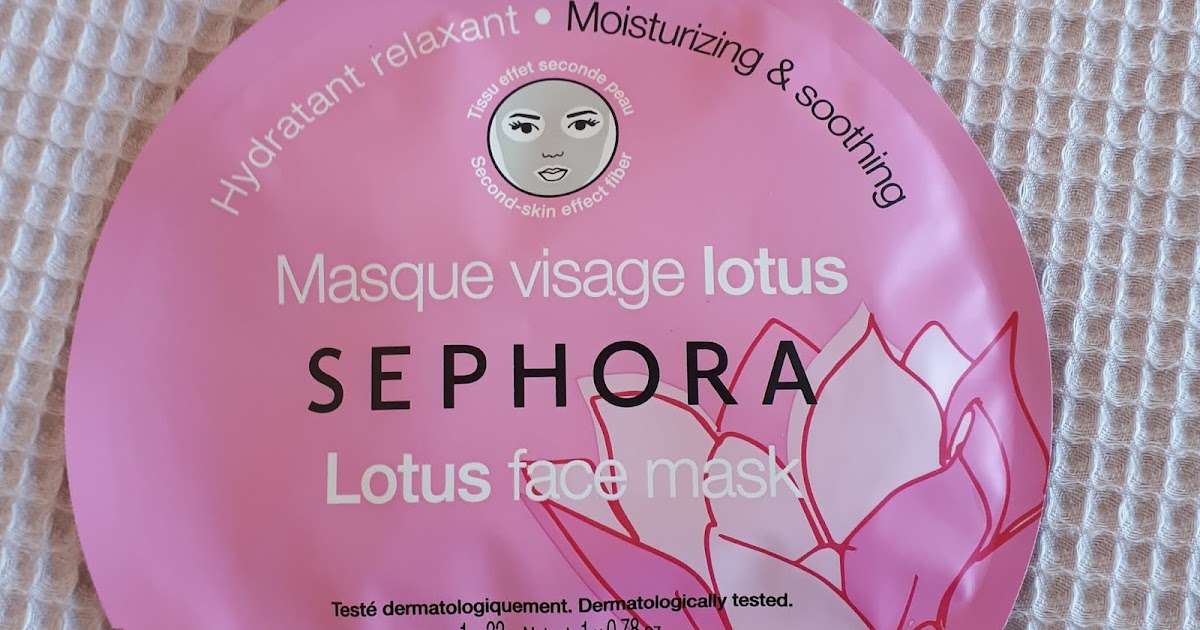 Sephora Lotus Face Mask 💕