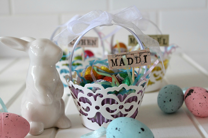 Free Tutorial Easter Baskets (Quick and Easy) Threadbare Creations