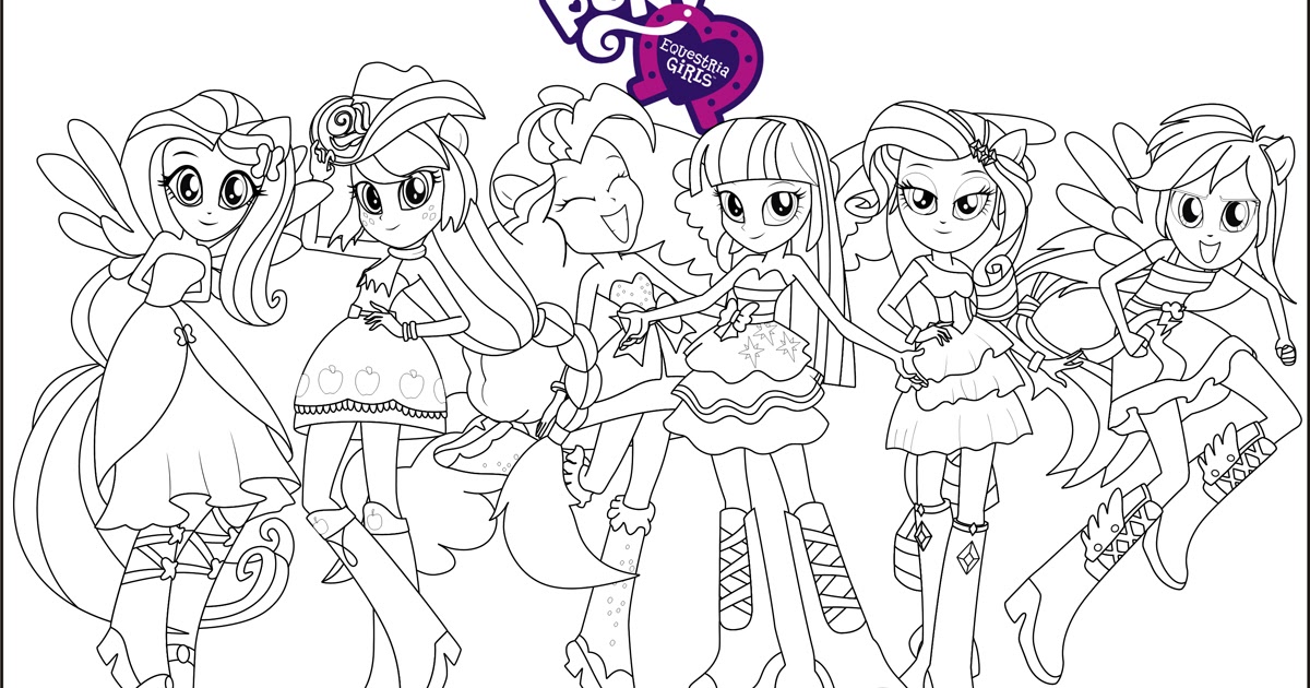 mane 6 coloring pages - photo #10