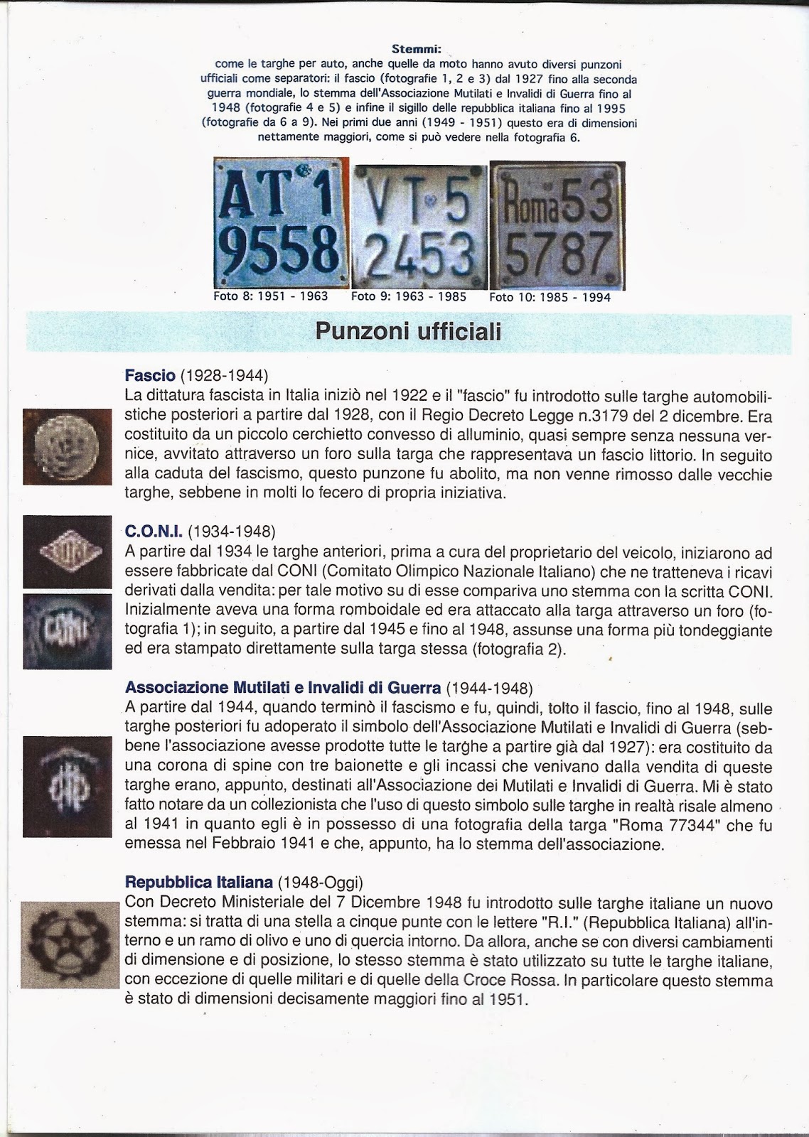 ADESIVI Targa AUTO ANNO E PROVINCIA RIFRANGENTI - PER CONCESSIONARIA AUTO ( ANNO E PROVINCIA - Foto 11