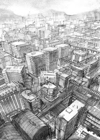 17-Kiyohiko-Azuma-Architectural-Urban-Sketches-and-Cityscape-Drawings-www-designstack-co