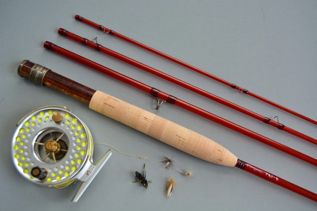 "Old Empire" Fiberglass 7'6" 3wt 4 Piece Fly Rod Rod Catalog