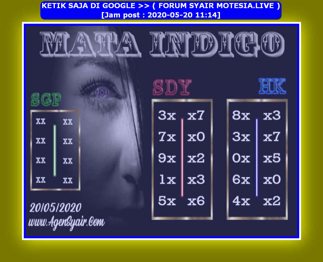 1 New Message Kode Syair Hongkong 20 Mei 2020 Forum Syair Togel Hongkong Singapura Sydney