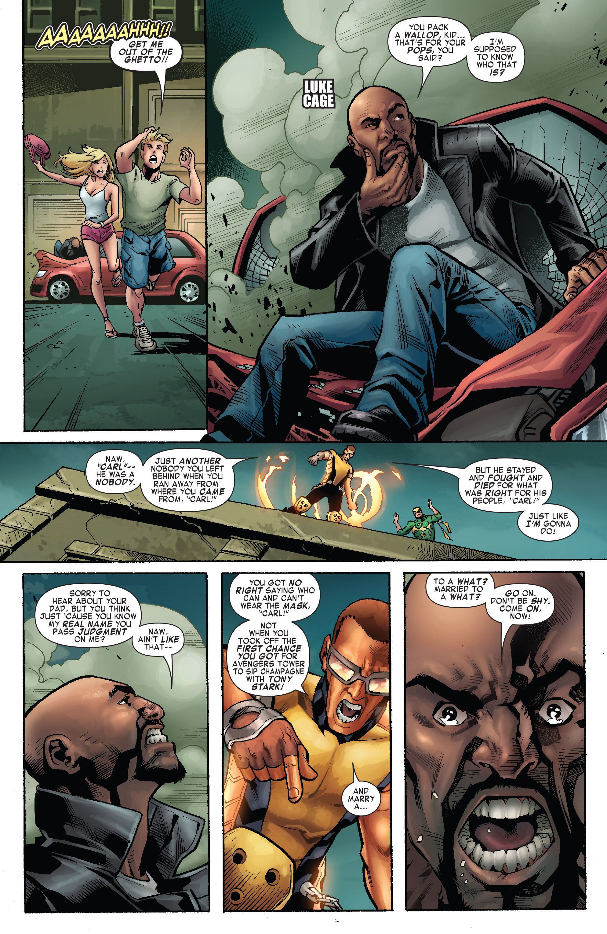 Read online Shadowland: Power Man comic -  Issue #2 - 7