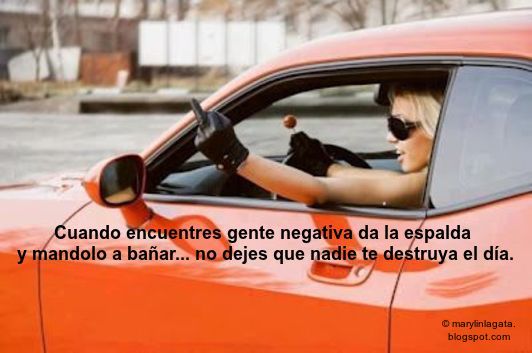 Suerte, dicha, destino todo existe...buenas y malas vibras... llegas a sitios y no te quieres ir... Llegas a otros y los minutos no pasan.. con la gente igual. Cuando encuentres gente negativa da la espalda y mándalo a bañar... no dejes que nadie te destruya el día. Existen personas que repelas y otras de las que no quisieras despegarte jamás.  Para salir a la calle, para vivir, antes que vestirte revisa tu Mente, que va desde adentro hacia fuera y obviamente se complementa.  Un día gris, pesado...Qué te gustaría? Para mi una música que me llegue al alma, un perfume que me encante y arreglarme para ganar. Luego pilas para frenar, las situaciones que vengan.  Es difícil que un buena mente positiva sea eterna, pero se puede cultivar...Haz tu parte. "Conserva lo que tienes, olvida lo que te duele, lucha por lo que quieres, valora lo que posees, perdona a los que te hieren y disfruta a los que te aman".