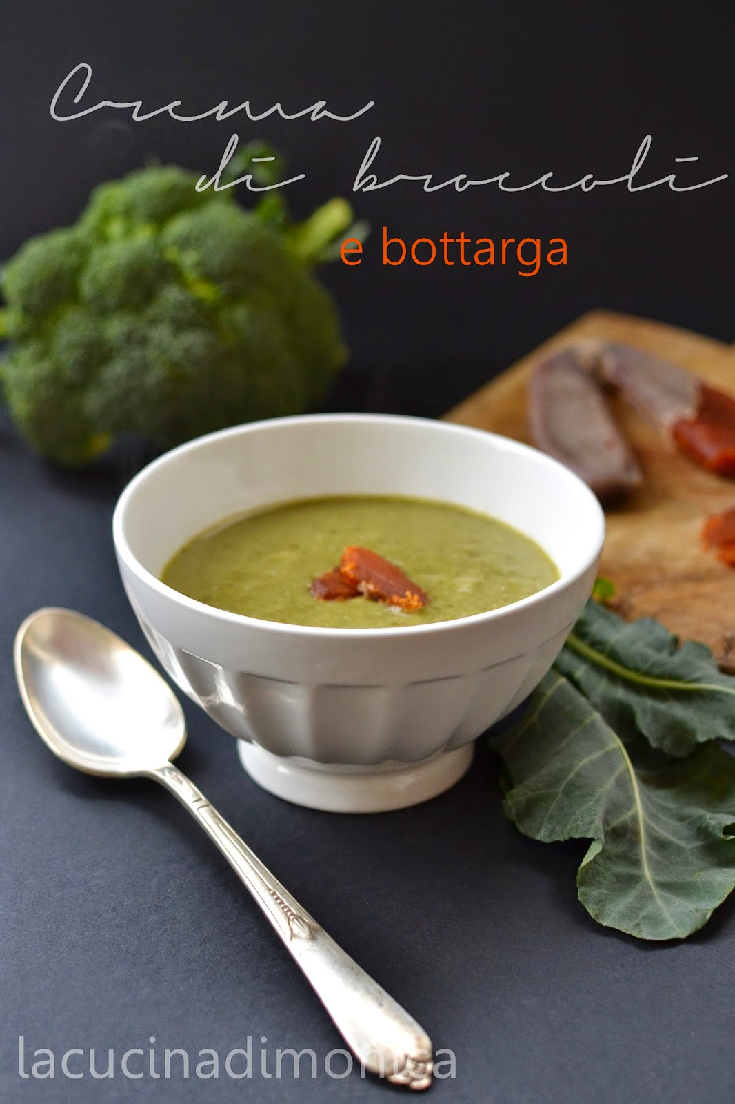 crema di broccoli e bottarga