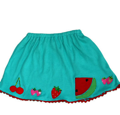 applique skirt sewing