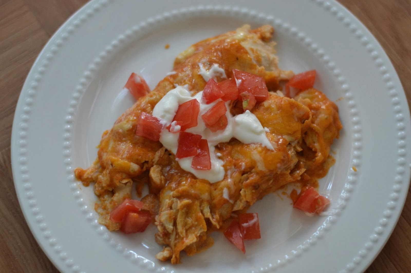 The Art of Comfort Baking Spicy Chipotle Chicken Enchiladas