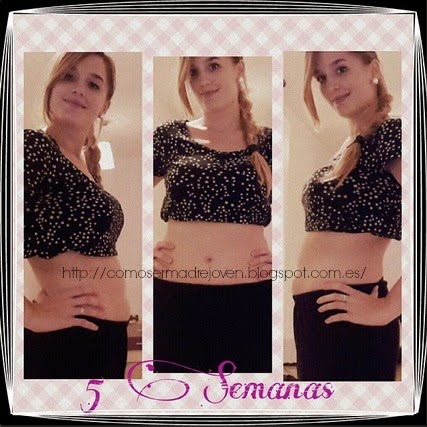 5 semanas de embarazo y mucha panza