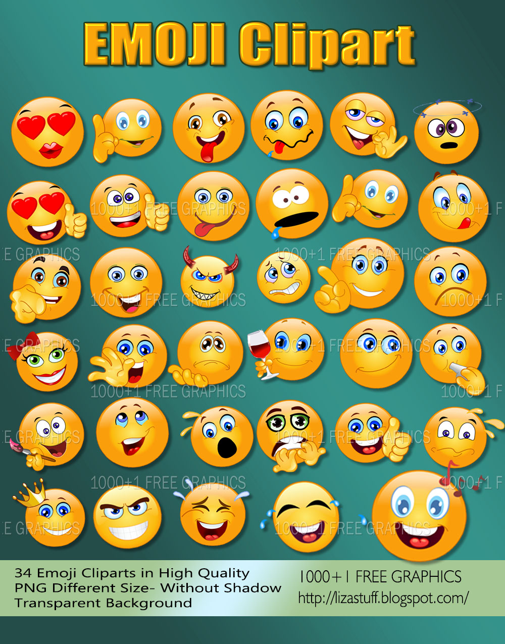 34-emoji-faces-clipart-different-sizes-png