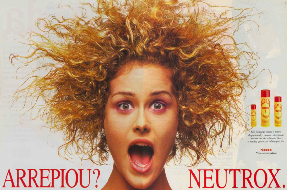 Propaganda do Neutrox nos anos 90. Sua tradicional embalagem que atravessou décadas.