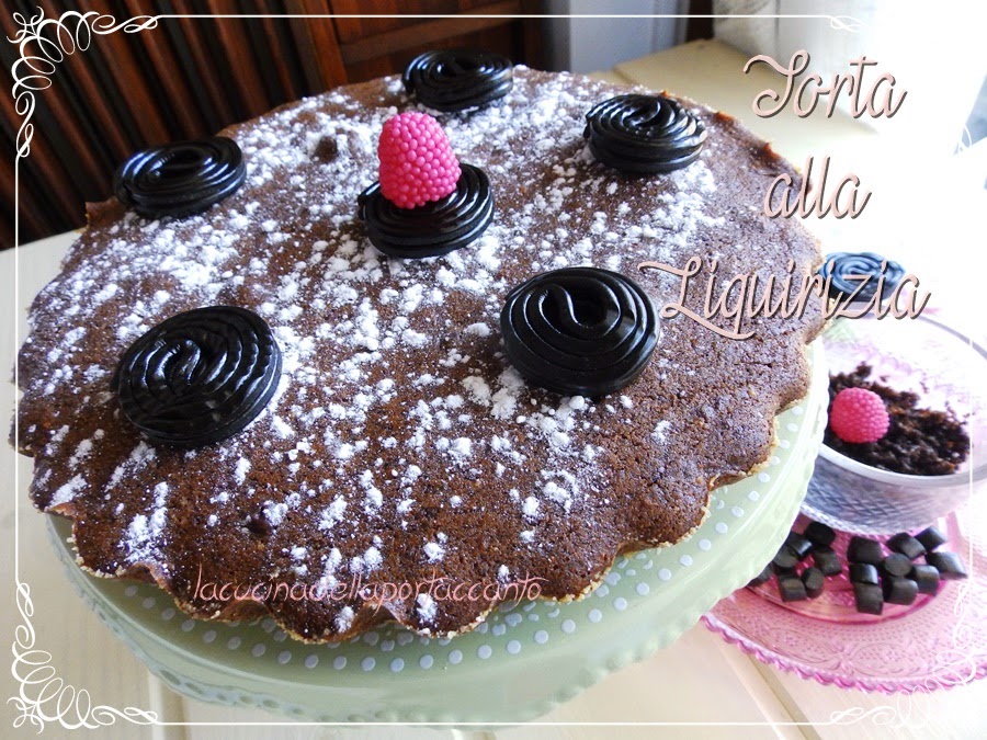 torta alla liquirizia / cake liquorice