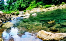 Wisata Alam Sumber Mata Air Sungai Krawak