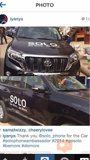 iyanya 2014 toyota prado jeep